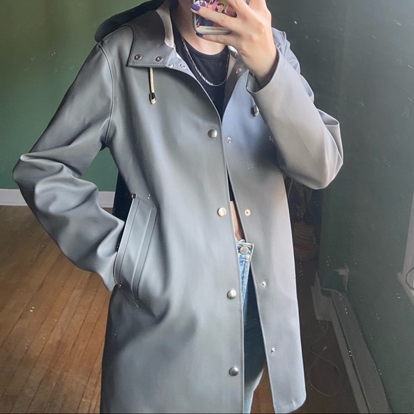 Stockholm grey raincoat - Picture 4 of 11